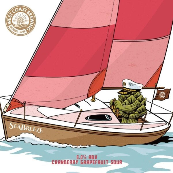 West Coast Seabreeze Can 500ml ウェスト コースト シーブリーズ