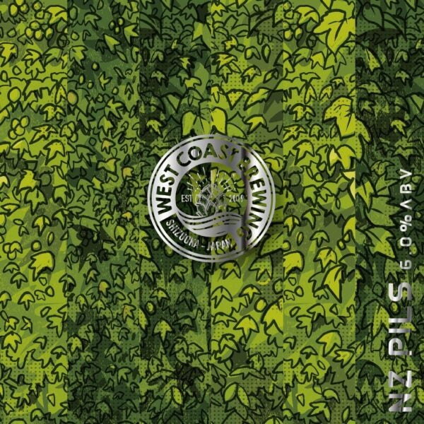 West Coast NZ Pils Can 500ml ウェスト コースト ニュージー ピルス