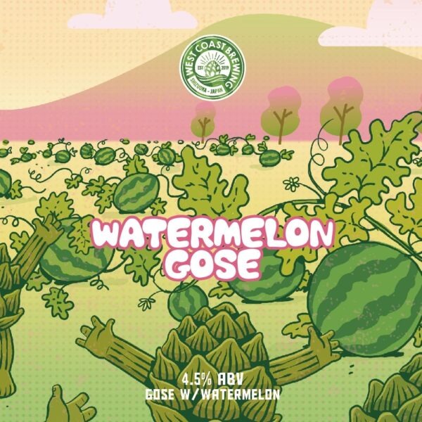 West Coast Watermelon Gose Can 500ml ウェスト コースト ウォーターメロンゴーゼ