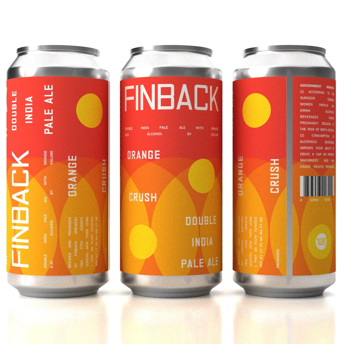 Finback Orange Crush Can 473ml フィンバック オレンジ クラッシュ ※お一人様3本まで、その他の商品と合わせて合計で4本以上のご購入をお願い致します