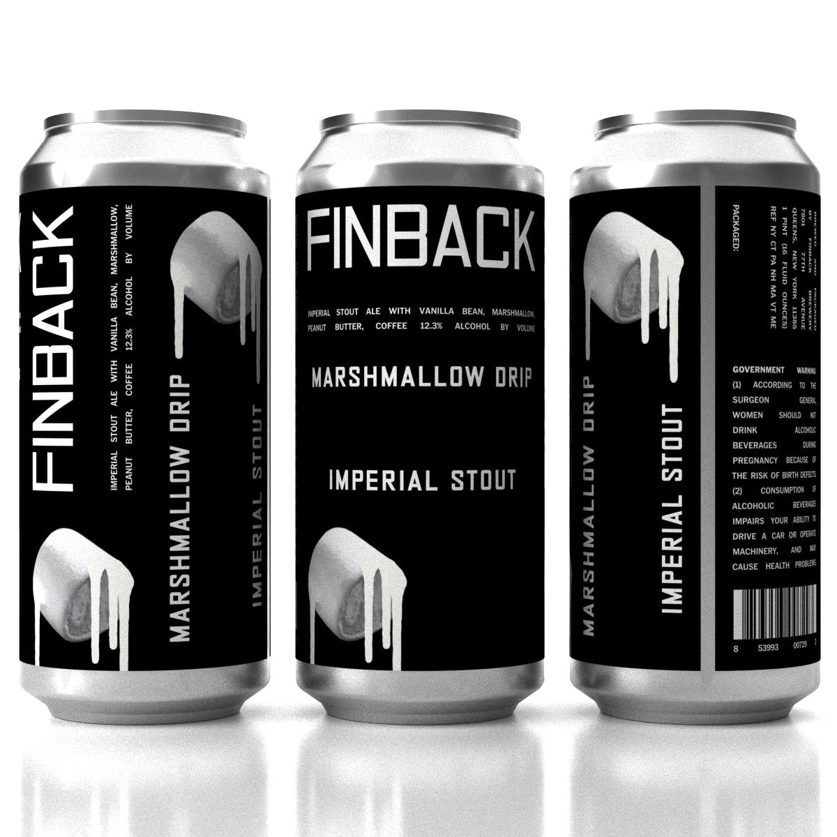 Finback Marshmallow Drip Can 473ml フィンバック マシュマロ ドリップ ※お一人様3本まで、その他の商品と合わせて合計で4本以上のご購入をお願い致します