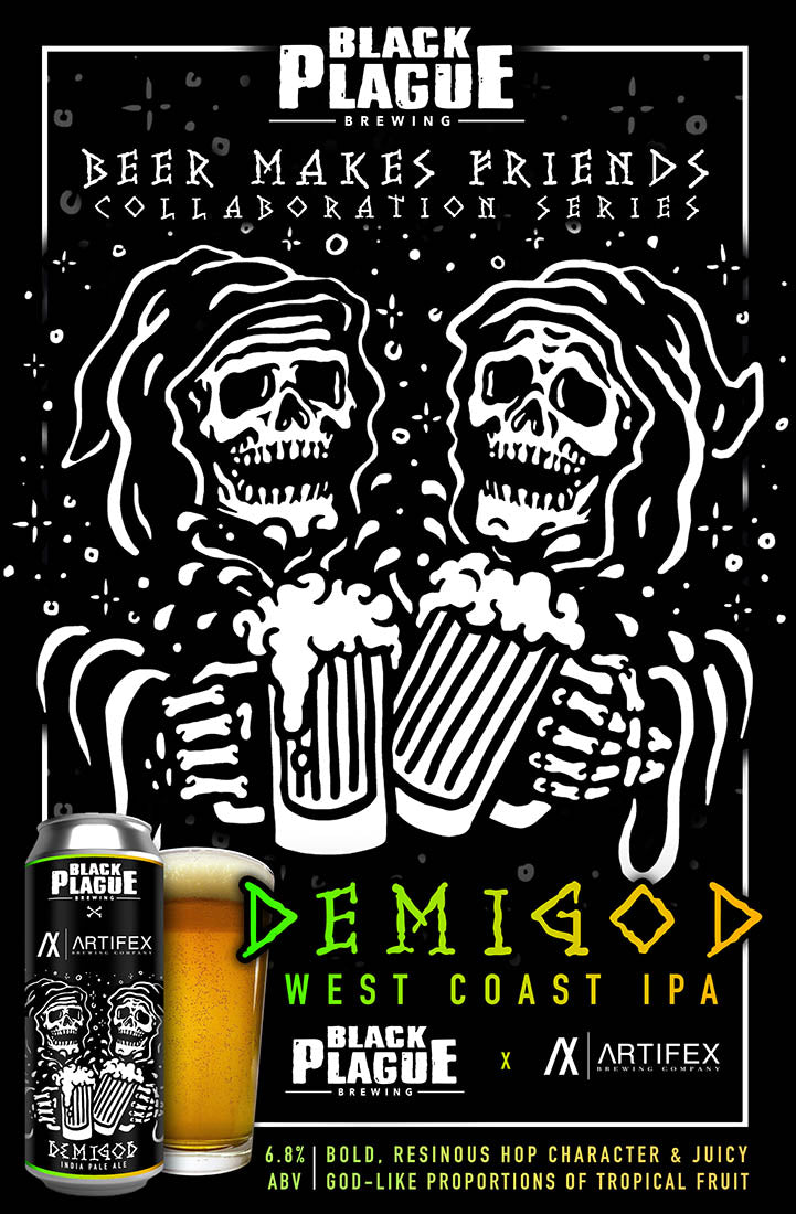 Black Plague Demigod Can 473ml ブラックプレイグ デミゴッド