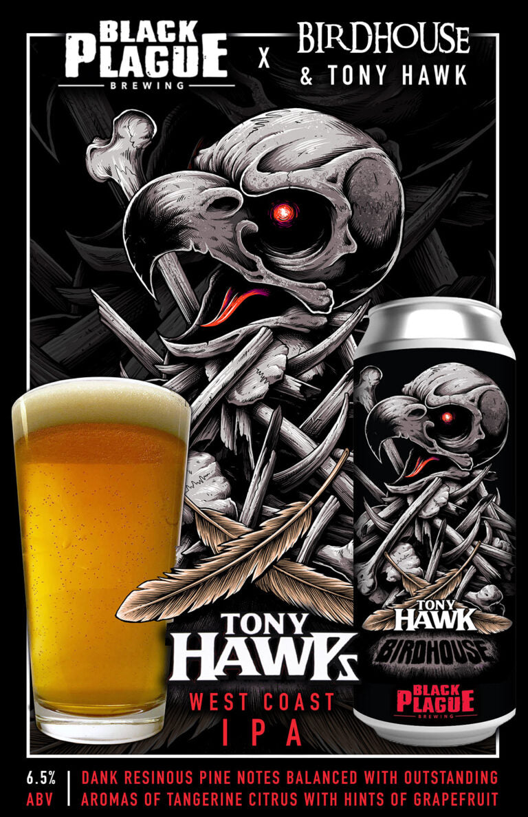 Black Plague Tony Hawps Can 473ml ブラックプレイグ トニー ホープス