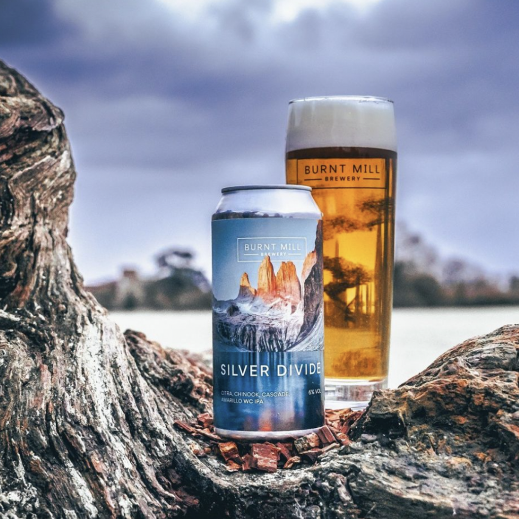 Burnt Mill Silver Divide Can 440ml バーント ミル シルバー ディバイド