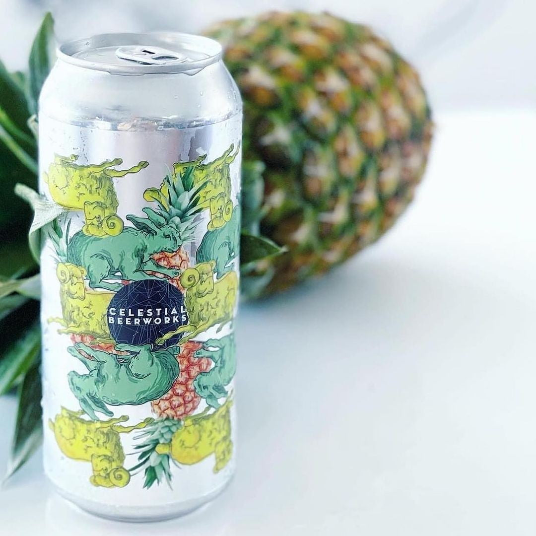 Celestial Pineapple Triple Stars Can 473ml セレスティアル パイナップルトリプルスターズ