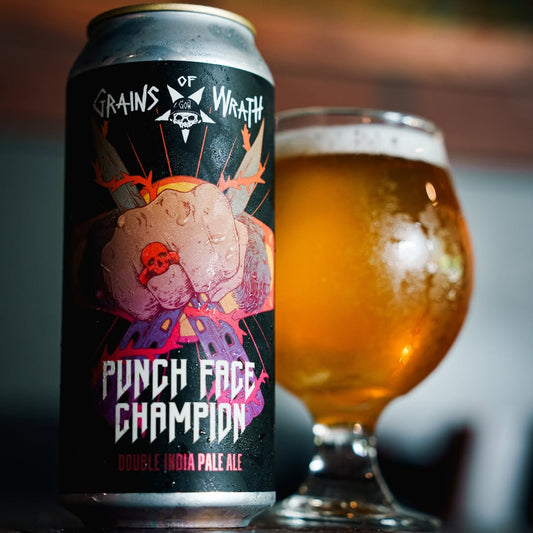 Grains of Wrath Punch Face Champion Can 473ml グレインズ オブ ラス パンチ フェイス チャンピオン