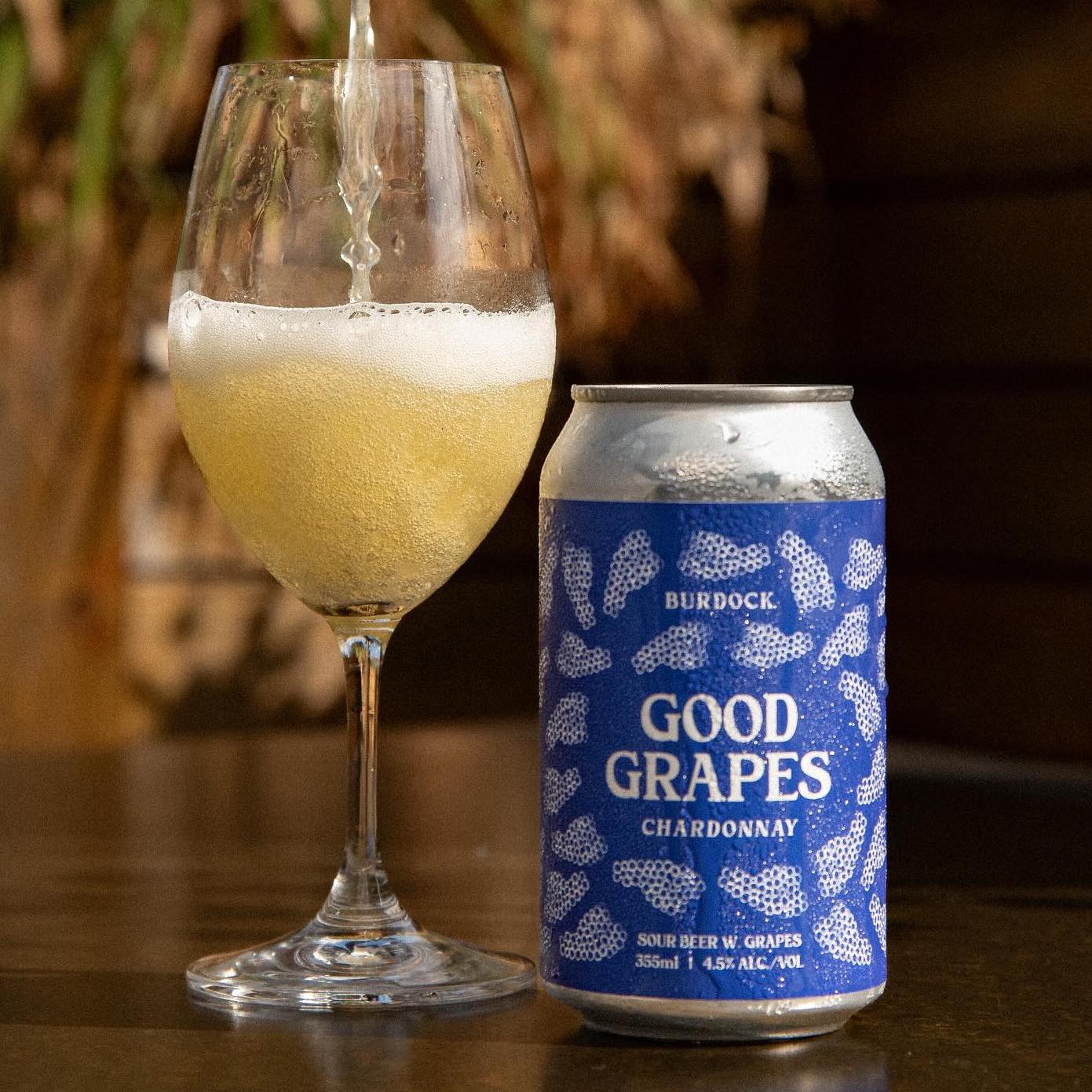 Burdock Good Grapes: Chardonnay Can 355ml バーダック グッド グレープス シャルドネ