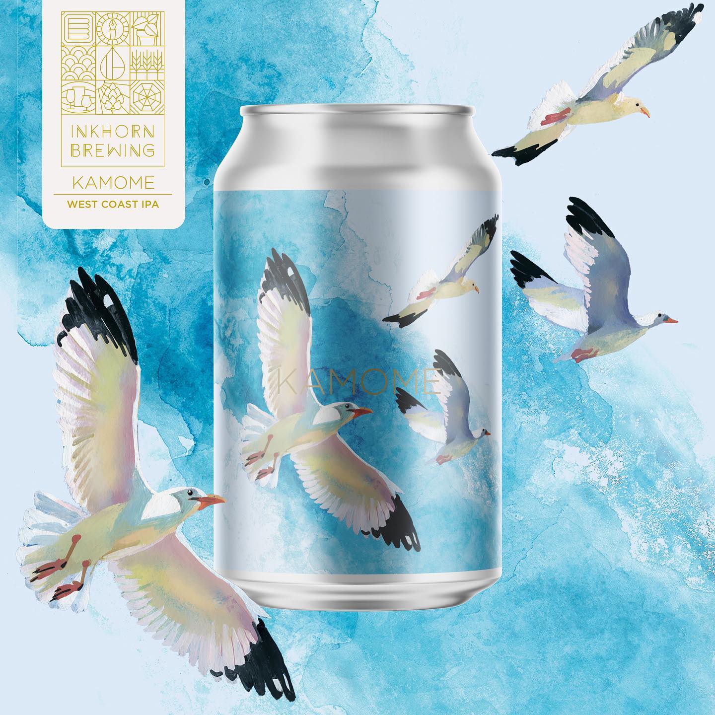 Inkhorn KAMOME Can 350ml インクホーン カモメ ※お一人様2本まで、その他の商品と合わせて合計で4本以上のご購入をお願い致します