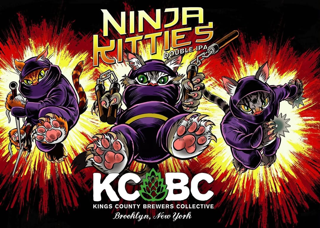 KCBC Ninja Kitties Can 473ml ケーシービーシー ニンジャ キティーズ