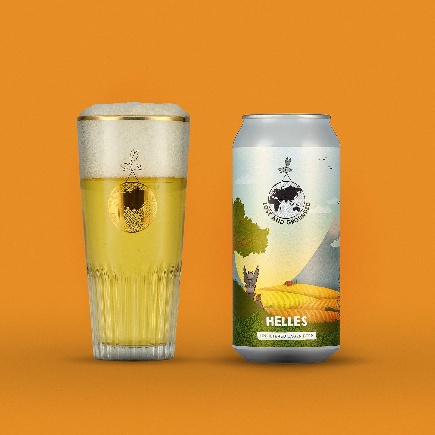 Lost And Grounded Helles Can 440ml ロスト アンド グラウンディッド へレス