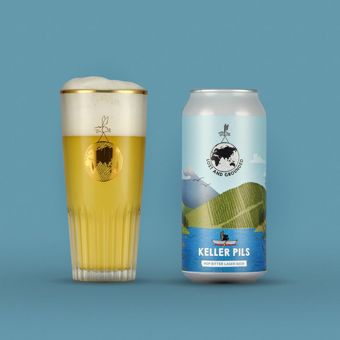 Lost And Grounded Keller Pils Can 440ml ロスト アンド グラウンディッド ケラー ピルス