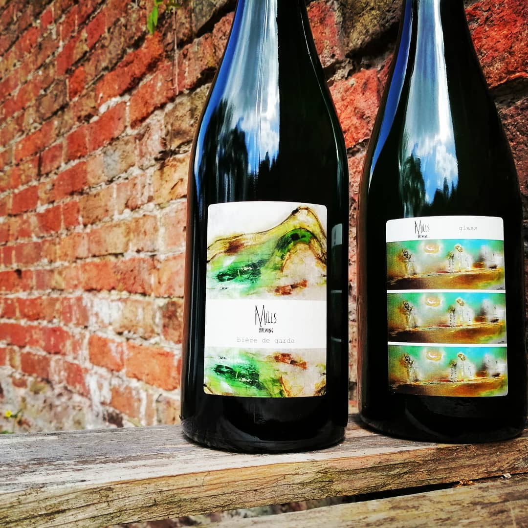 Mills Glass Bottle 750ml ミルズ グラス