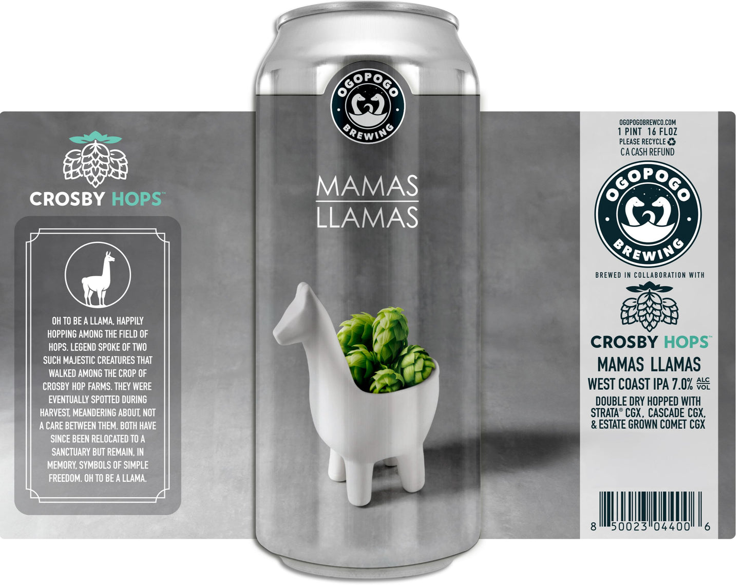 Ogopogo Mamas Llamas Can 473ml オゴポゴ ママスラマス