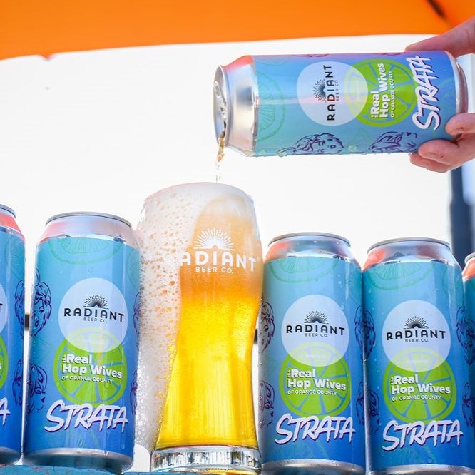 Radiant The Real Hop Wives of Orange County: Strata Can 473ml ラディアント ザ リアル ホップ ワイヴズ オブ オレンジ カントリー ストラタ