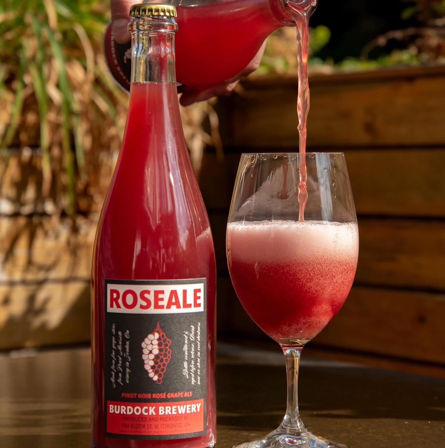 Burdock Roseale Bottle 750ml バーダック ローズ エール