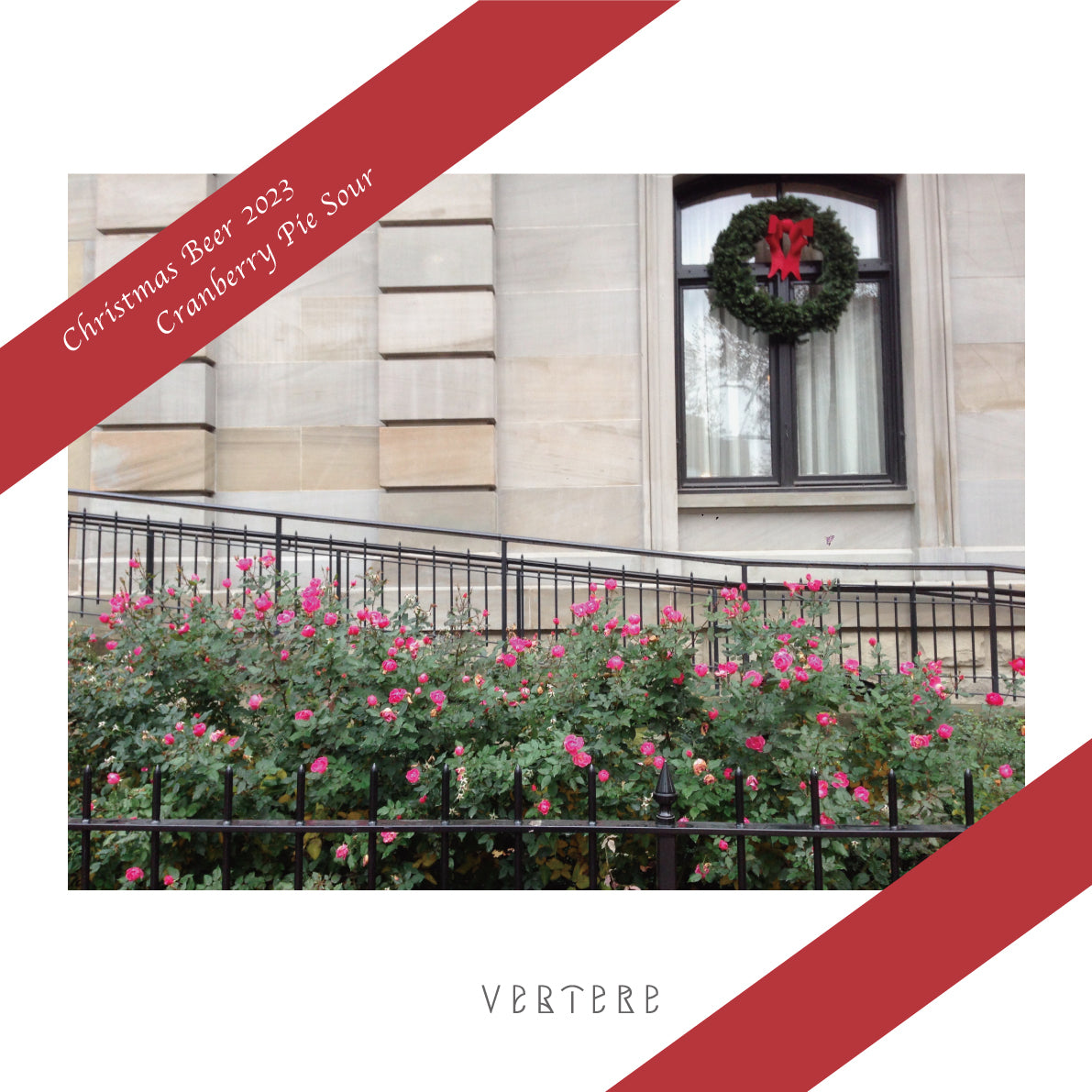 Vertere Christmas Beer 2023 Cranberry Pie Sour Can 500ml バテレ クリスマス ビア 2023 クランベリー パイ サワー ※お一人様1本まで、その他の商品と合わせて合計で4本以上のご購入をお願い致します
