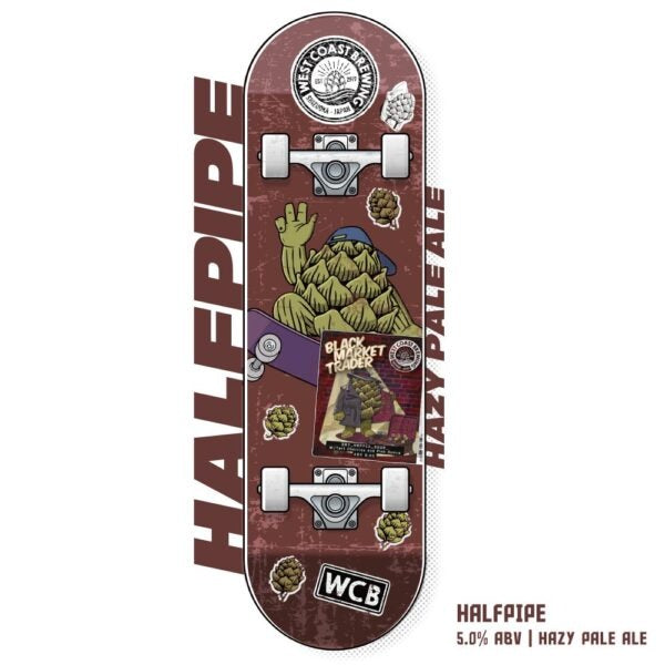 West Coast Halfpipe Can 500ml ウェスト コースト ハーフパイプ
