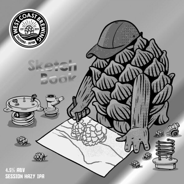 West Coast Sketch Book Can 500ml ウェスト コースト スケッチブック