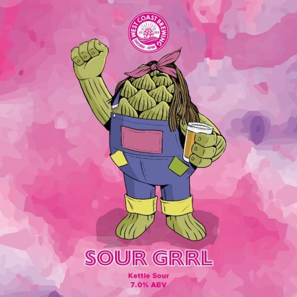 West Coast Sour Grrl Can 500ml ウェスト コースト サワー ガール