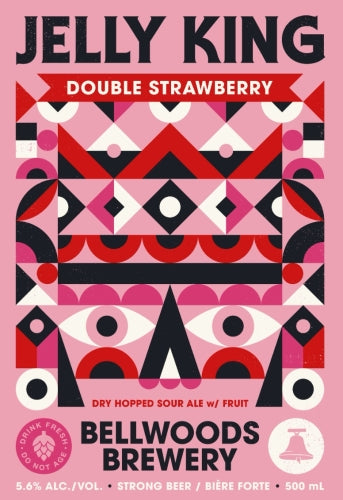 Bellwoods Jelly King Double Strawberry Can 473ml ベルウッズ ジェリー キング ダブル ストロベリー