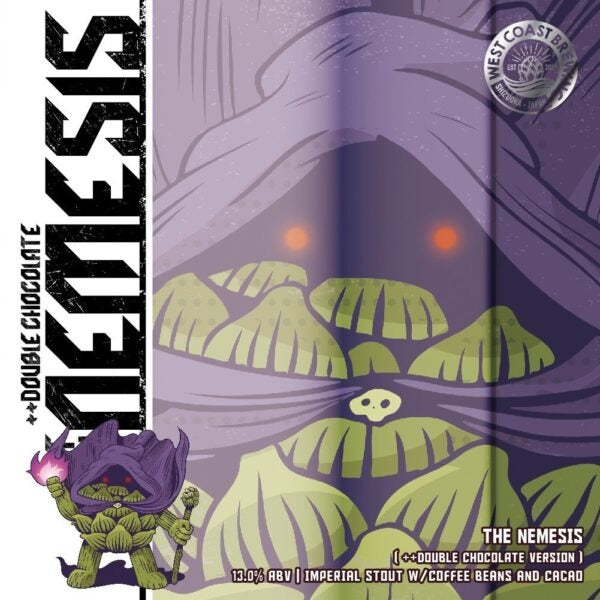 West Coast The Nemesis ++Double Chocolate Version Can 500ml ウェスト コースト ザ ネメシスダブルチョコレート ※お一人様1本まで、その他の商品と合わせて合計で4本以上のご購入をお願い致します