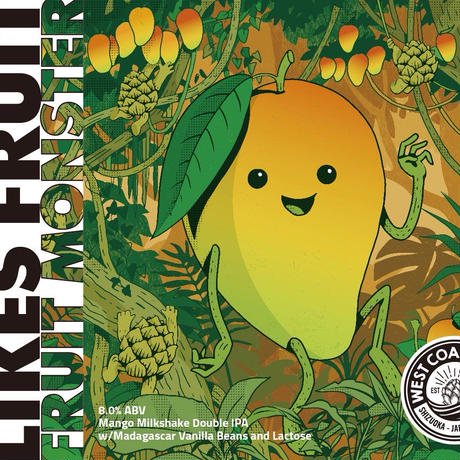 ウェスト コースト フルーツ モンスター マンゴー West Coast Fruit Monster Mango Can 500ml ※お一人様1本まで