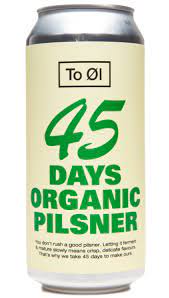 To Ol 45 Days Organic Pilsner Can 330ml