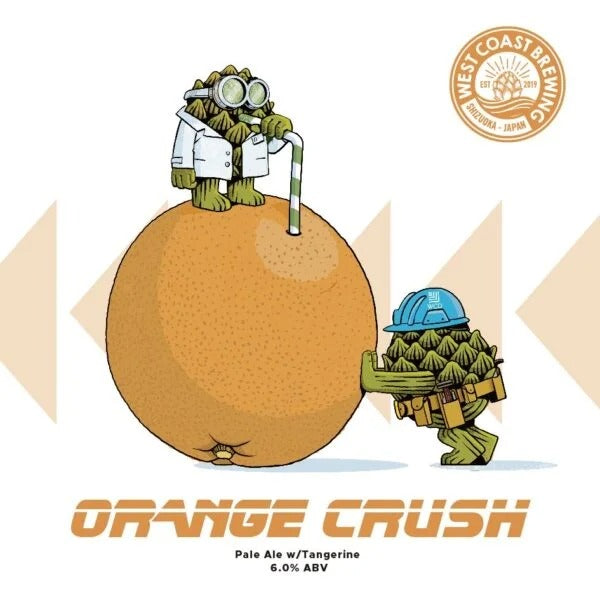 West Coast Orange Crush Can 500ml ウェスト コースト オレンジ クラッシュ