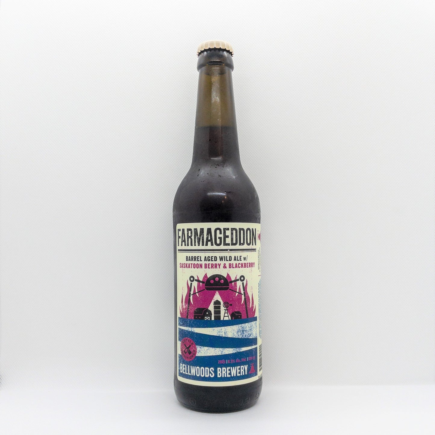 Bellwoods Farmageddon: Saskatoon Berry & Blackberry Bottle 500ml ベルウッズ ファーマゲドン:サスカトゥーンベリーアンドブラックベリー