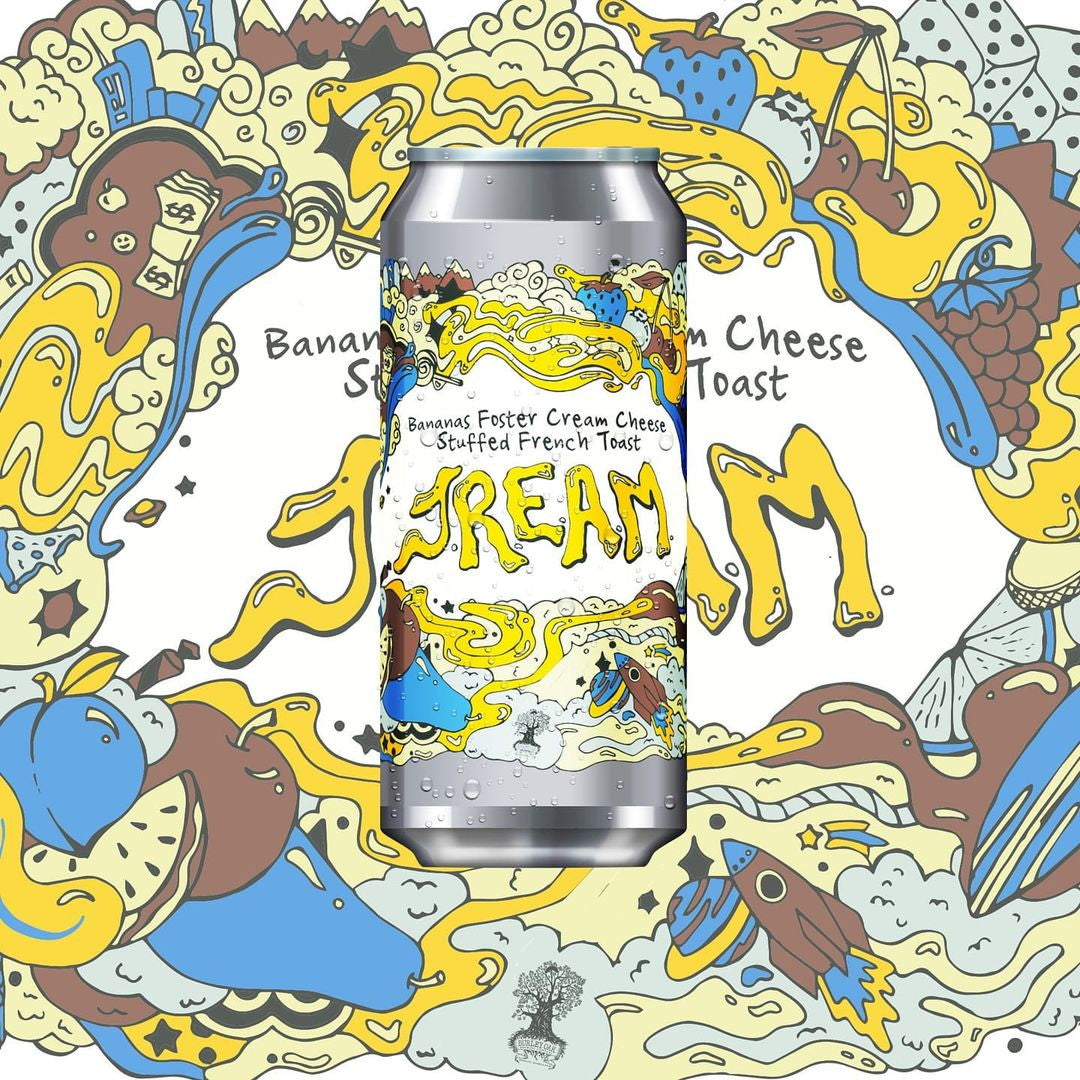 Burley Oak Banana Foster Cream Cheese Stuffed French Toast JREAM Can 473ml