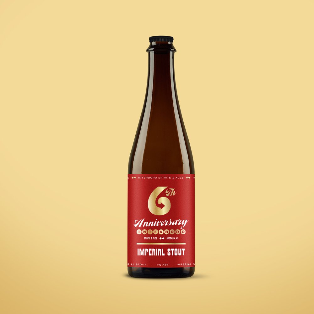Interboro 6th Anniversary Stout Bottle 500ml インターボロー シックス アニバーサリースタウト