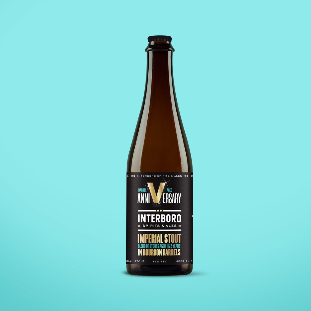 Interboro Barrel Aged 5th Anniversary Stout Bottle 500ml インターボロー バレルエイジド フィフス アニバーサリー