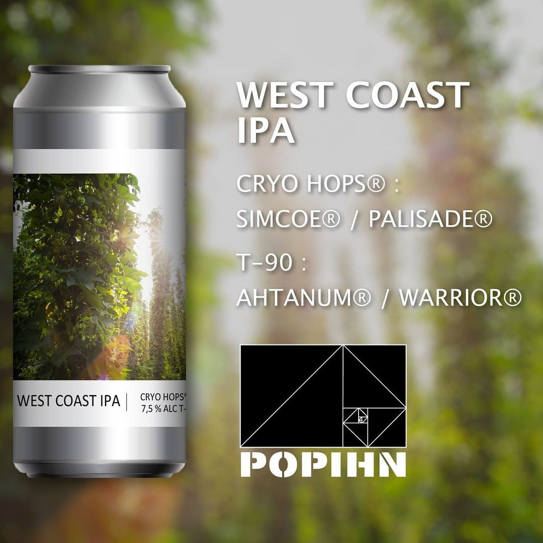Popihn Westcoast IPA collab Yakima Can 440ml