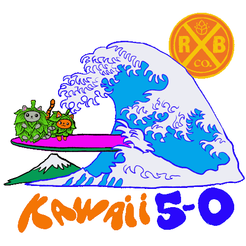 【West Coast Brewing コラボ】Rockaway Kawaii Five-O Can 473ml ロッカウェイ カワイイ ファイブ-O ※お一人様2本まで