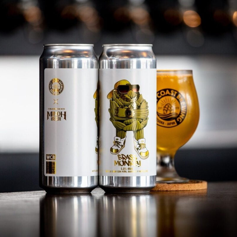West Coast Brass Monkey Can 500ml　ウェスト コースト ブラス モンキー　※お一人様2本まで、その他の商品と合わせて合計で4本以上のご購入をお願い致します