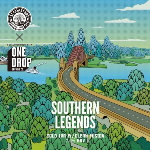 West Coast Southern Legends Can 500ml　ウェスト コースト サウザン レジェンズ