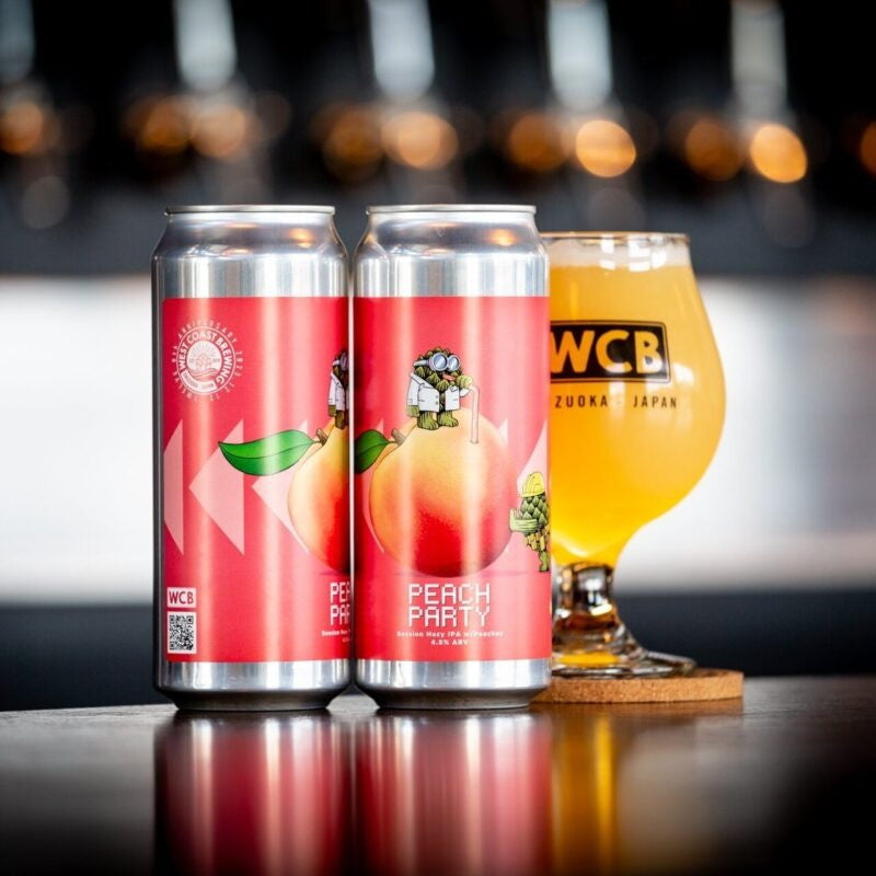 West Coast Peach Party Can 500ml　ウェスト コースト ピーチ パーティ
