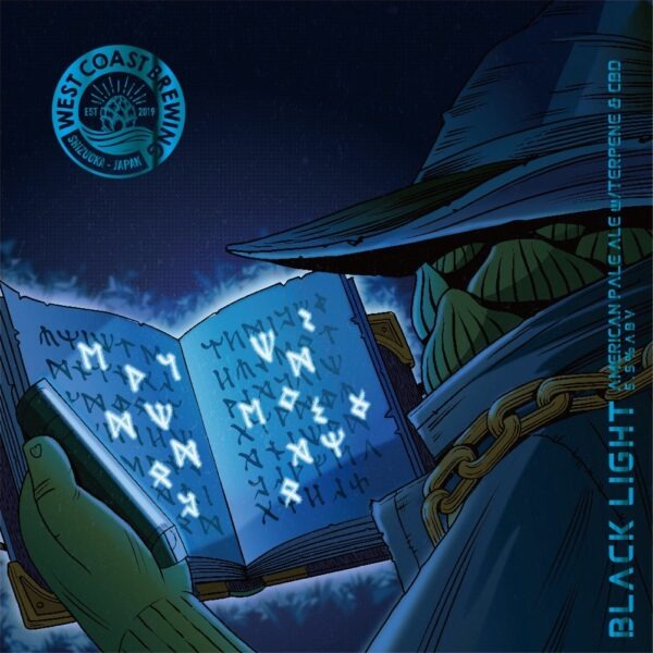 West Coast Black Light Can 500ml　ウェスト コースト ブラック ライト