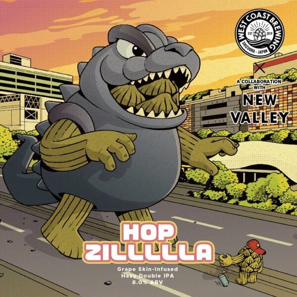 West Coast Hopzillllla Can 500ml　ウェスト コースト ホップジラ