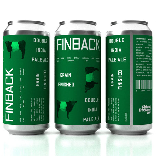 Finback Grain Finished Can 473ml　フィンバック グレイン フィニッシュド　※お一人様２本まで、その他の商品と合わせて合計で4本以上のご購入をお願い致します