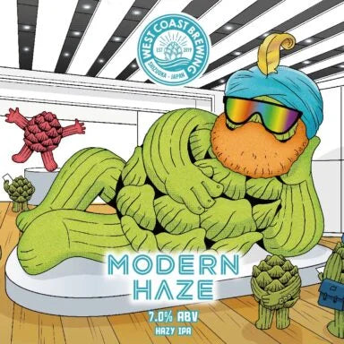 West Coast Modern Haze Can 500ml　ウェスト コースト モダン ヘイズ