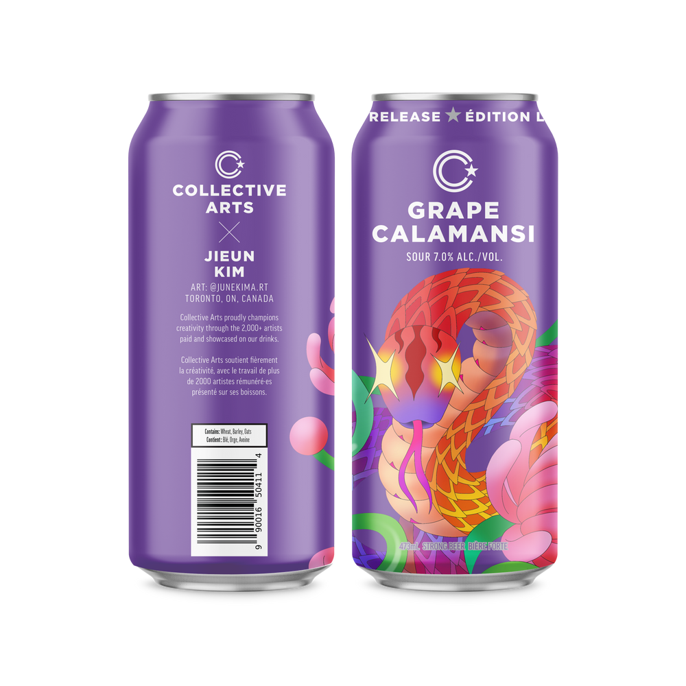 Collective Arts Grape Calamansi Sour Can 473ml　コレクティブ アーツ グレープ カラマンシー サワー