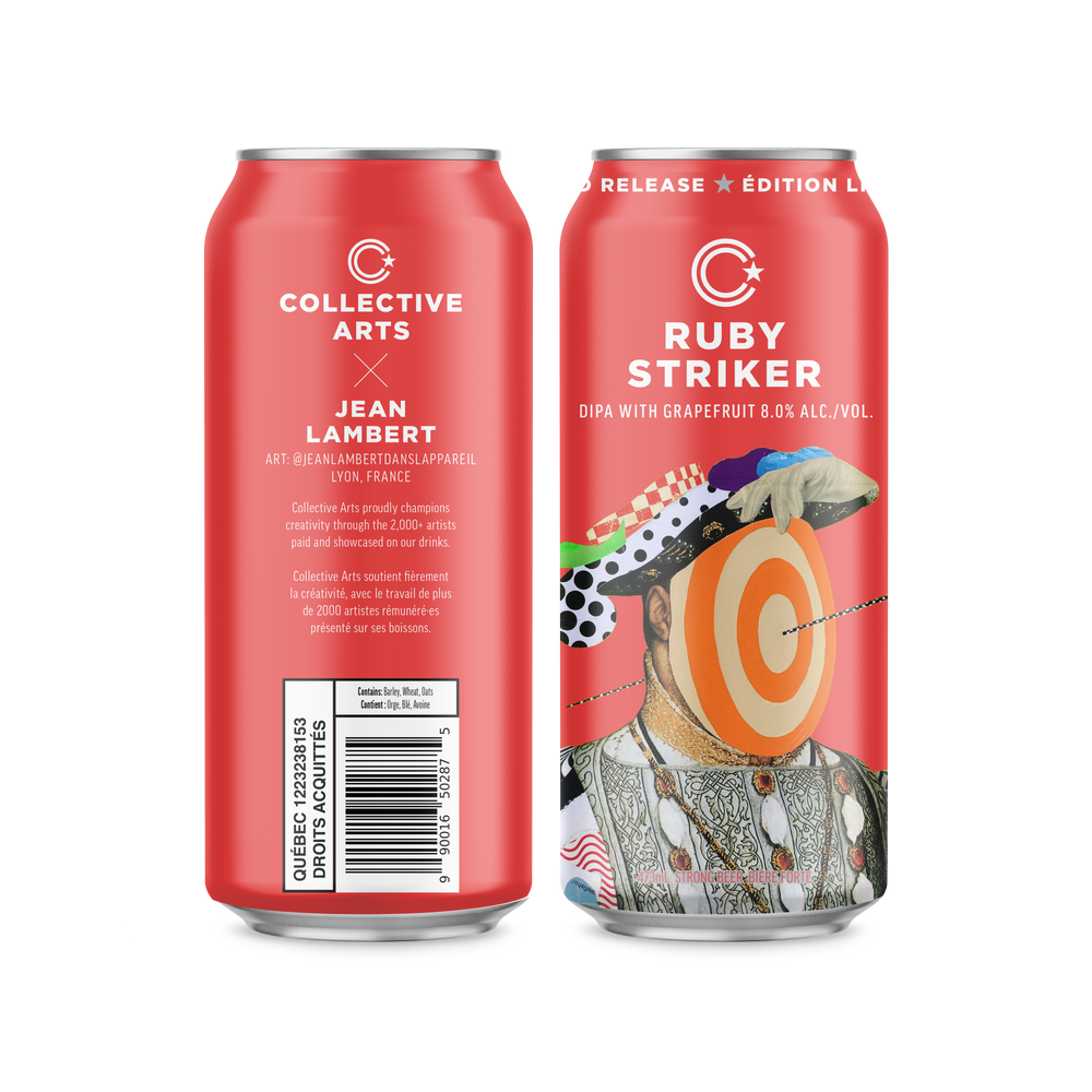 Collective Arts Ruby Striker Can 473ml　コレクティブ アーツ ルビーストライカー
