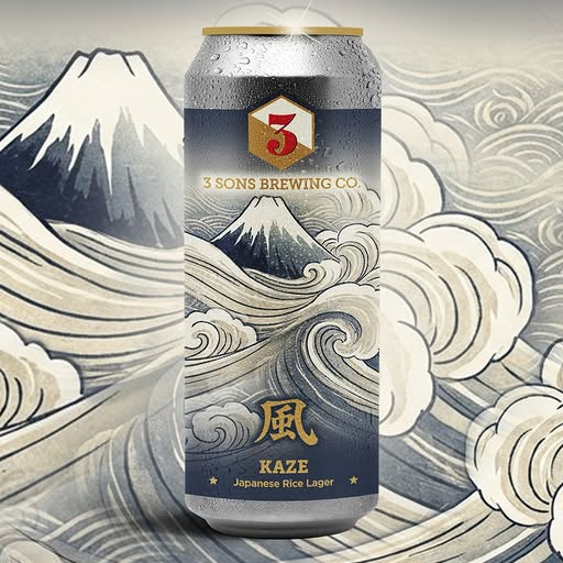 3 Sons Kaze Can 473ml　スリー サンズ カゼ