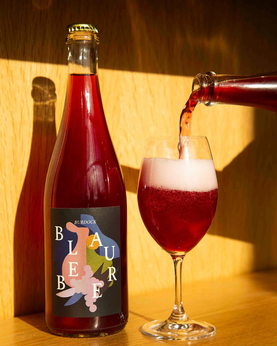 Burdock Blaubeer Bottle 750ml　バーダック ブラウビア