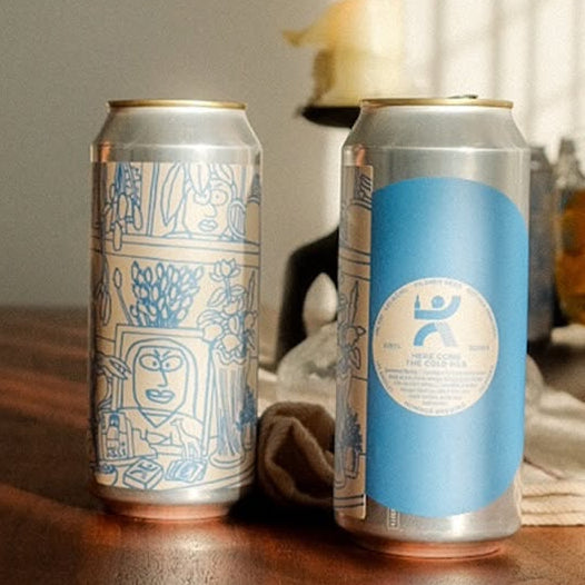 Homage Here Comes The Cold Pils Can 473ml　オマージュ ヒア カムズ ザ コールド ピルス