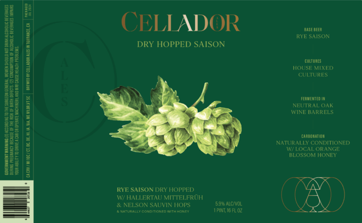 Cellador Dry Hopped Saison Can 473ml　セラドア ドライホップドセゾン