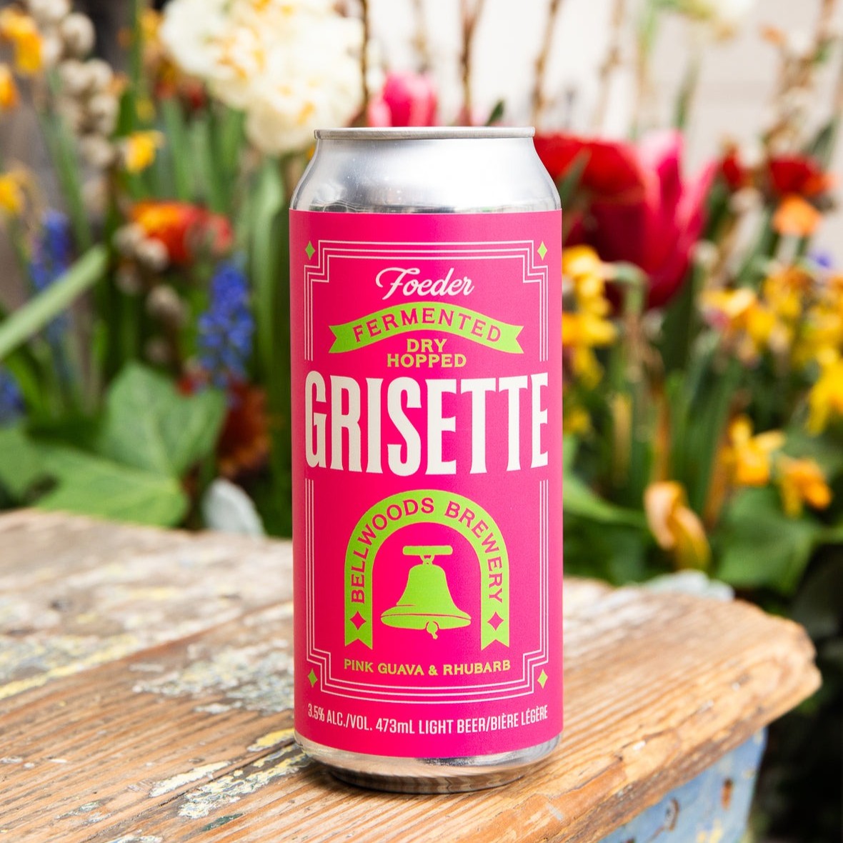 Bellwoods Grisette Pink Guava & Rhubarb Can 473ml　ベルウッズ グリセット ピンク グァバ アンド ルバーブ