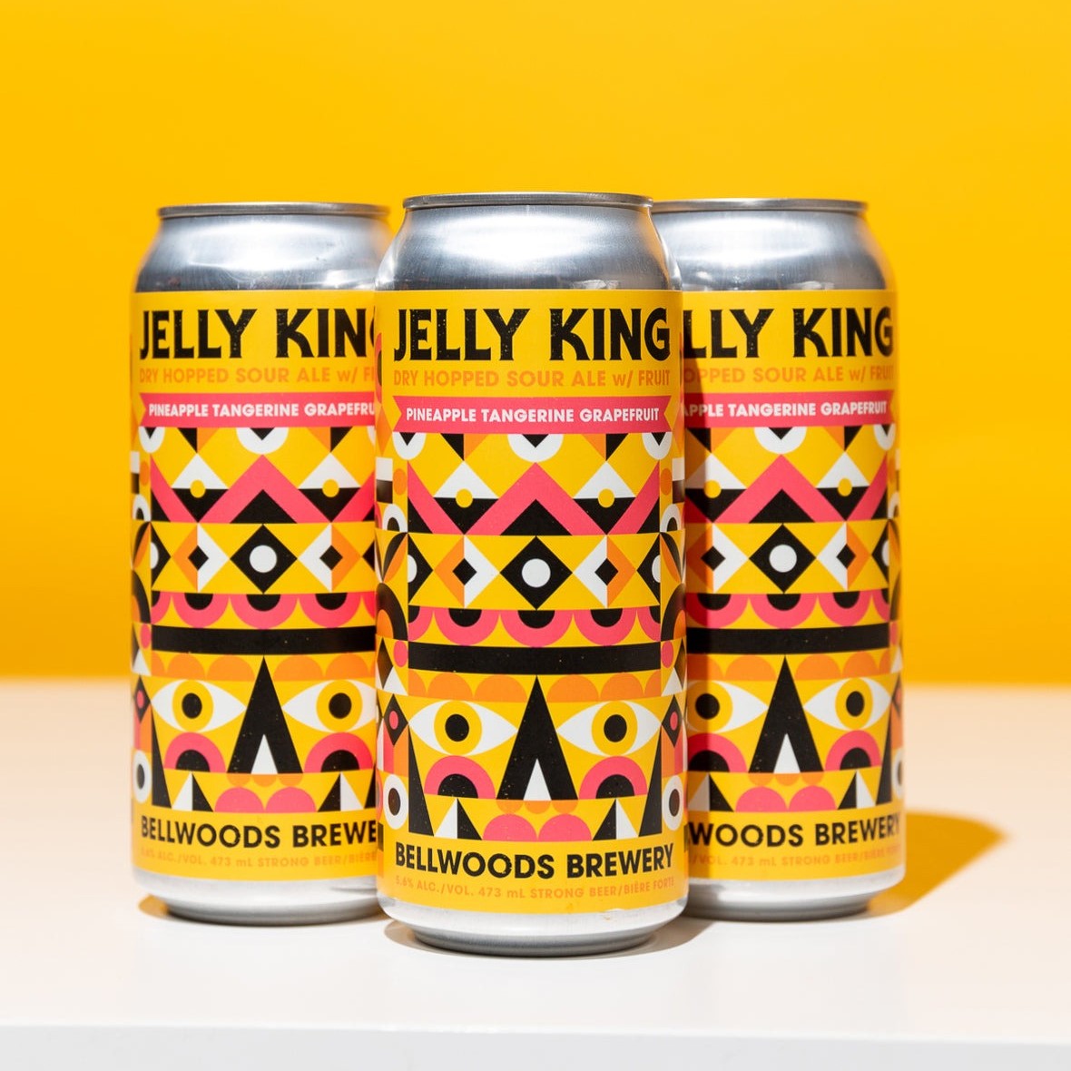 Bellwoods Jelly King Pineapple, Tangerine & Grapefruit Can 473ml　ベルウッズ ジェリーキング パイナップル タンジェリン アンド グレープフルーツ