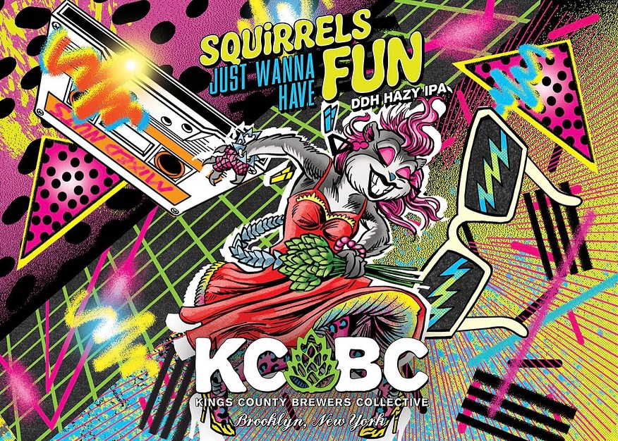 KCBC Squirrels Just Wanna Have Fun Can 473ml　ケーシービーシー スクイラル ジャスト ワナ ハブ ファン